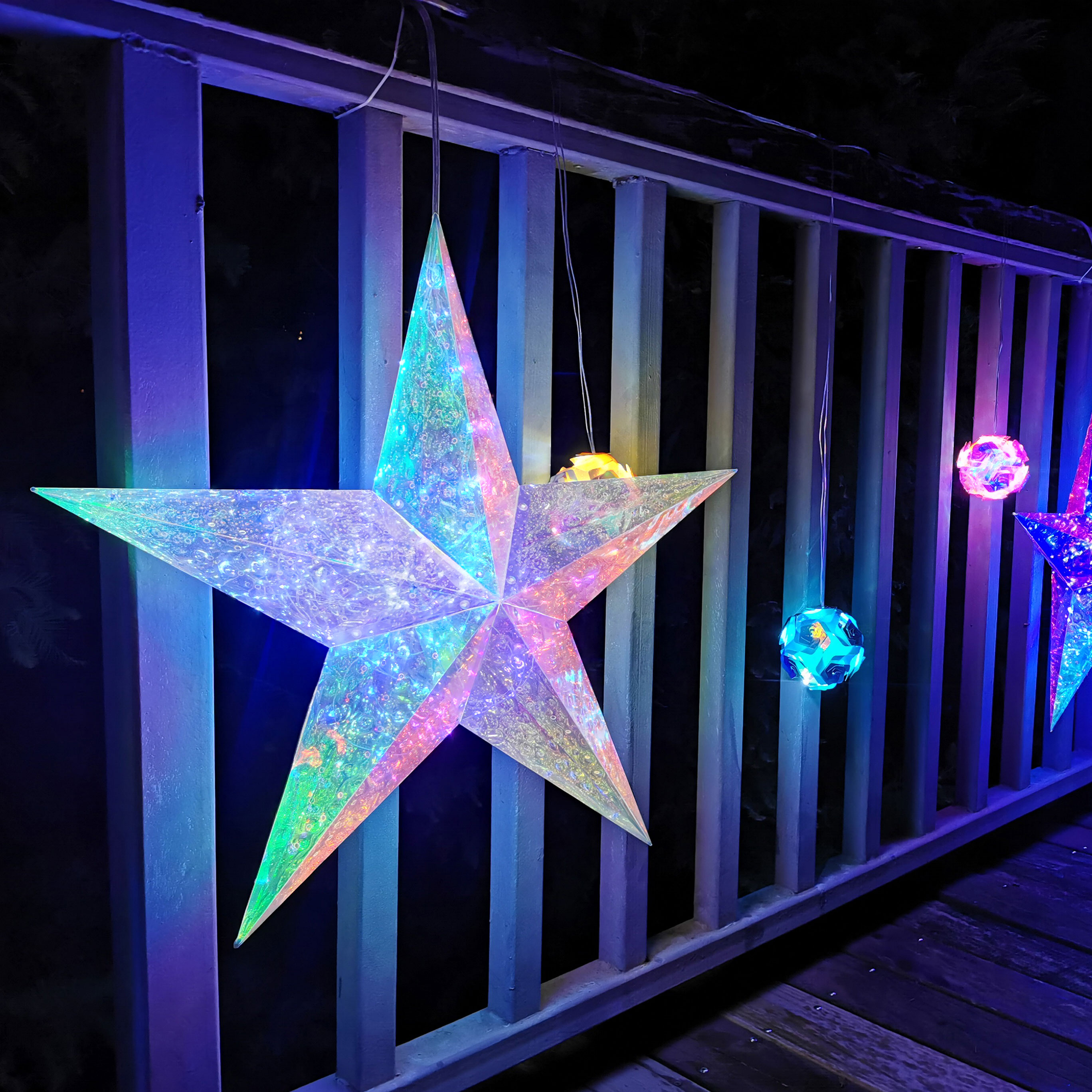 幻彩五角星灯亮化装饰