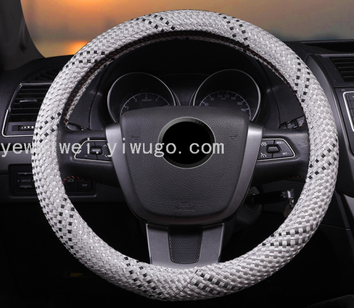 car steering wheel cover four seasons handle cover summer universal non-slip steering cover multi-color ice silk steering wheel cover wholesale