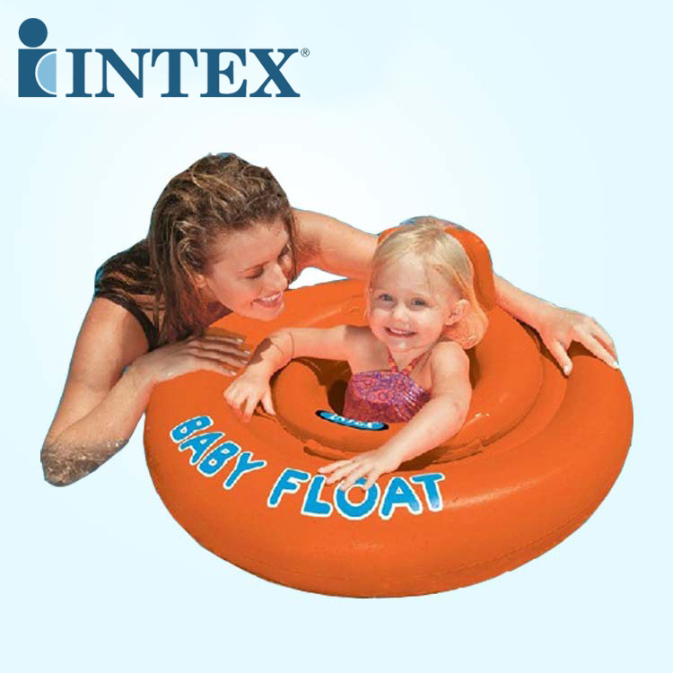 INTEX56588婴儿游泳圈 宝宝坐圈 BB腋下圈 幼儿大小双圈 戏水用品