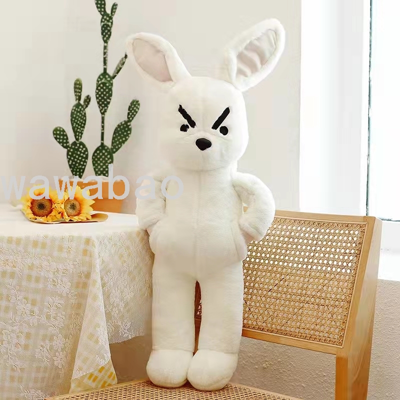 问童子同款奋斗兔子陪伴毛绒玩具可爱兔子公仔