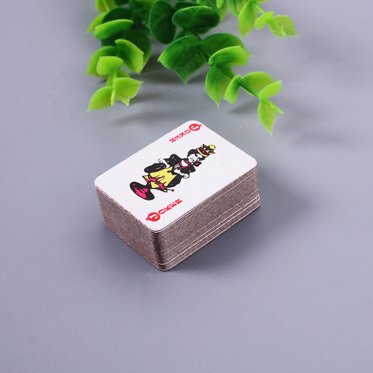 格子迷你小扑克  有趣迷你小扑克牌 可爱的小扑克牌 旅行小扑克卡