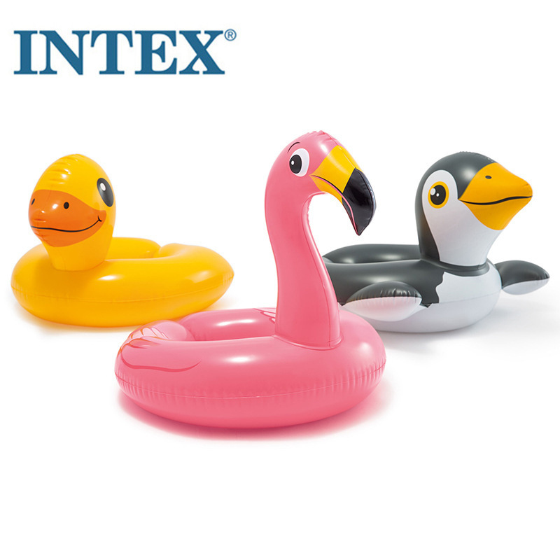 INTEX59220 开口动物浮圈 游泳圈 充气救生圈 儿童戏水装备