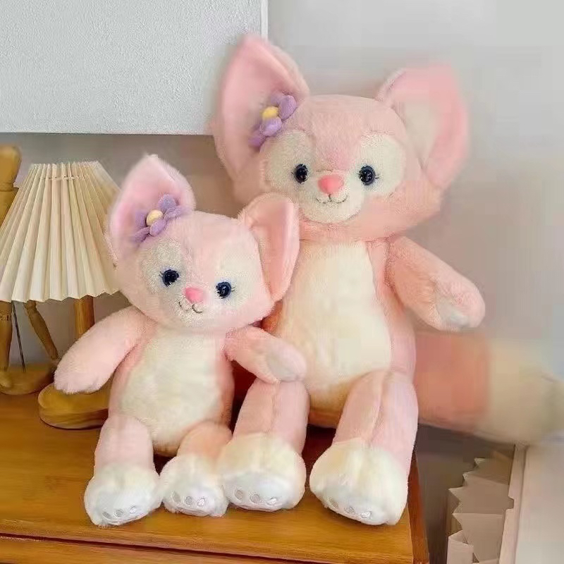 网红玲娜贝儿毛绒布娃娃达菲新朋友小狐狸玩偶公仔生日礼物送女生