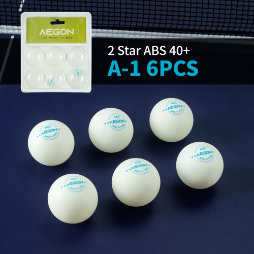 Two-Star Table Tennis ABS 6 Pack