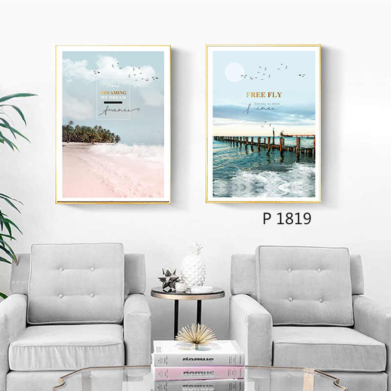 建筑风景油画壁画装饰画相框布画装饰字画挂画装饰工艺沙发床头