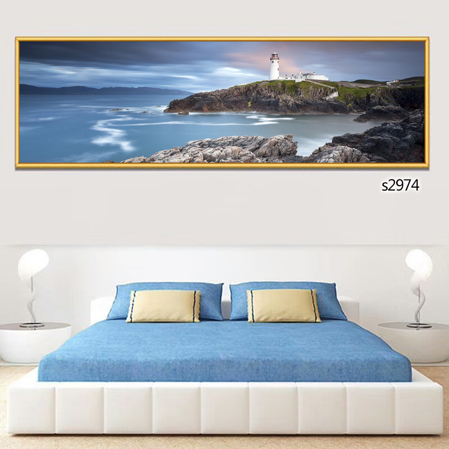 建筑金色叶子风景油画壁画装饰画相框布画装饰字画挂画装饰工艺