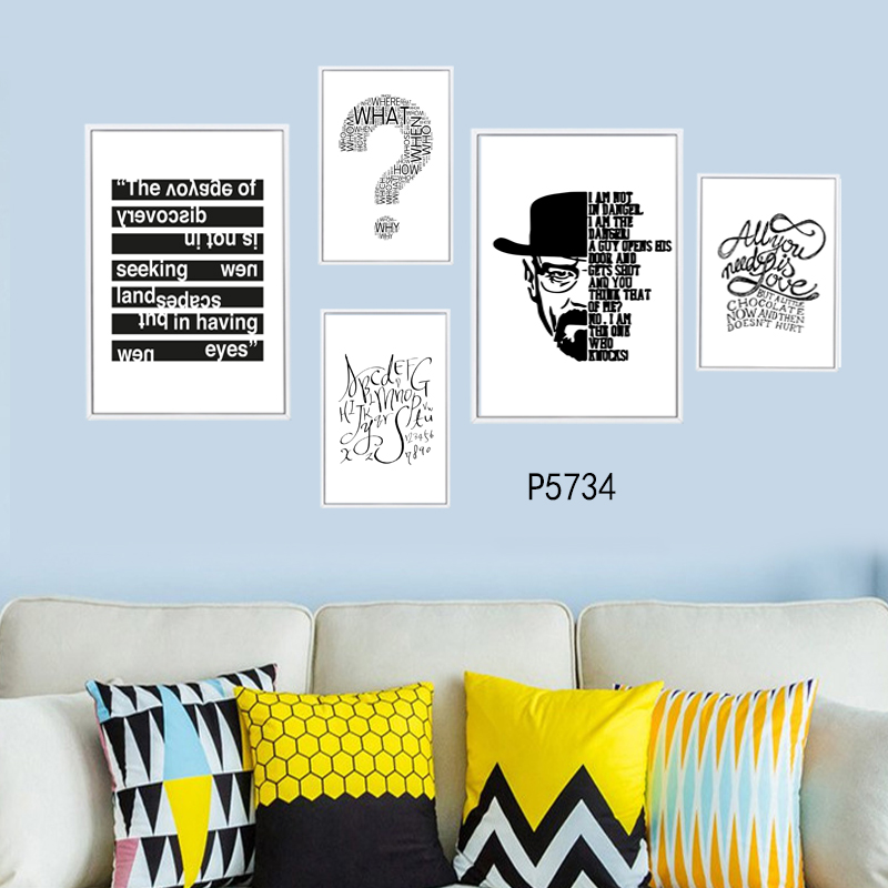 组合画建筑咖啡风景油画壁画装饰画相框布画装饰字画挂画装饰工艺