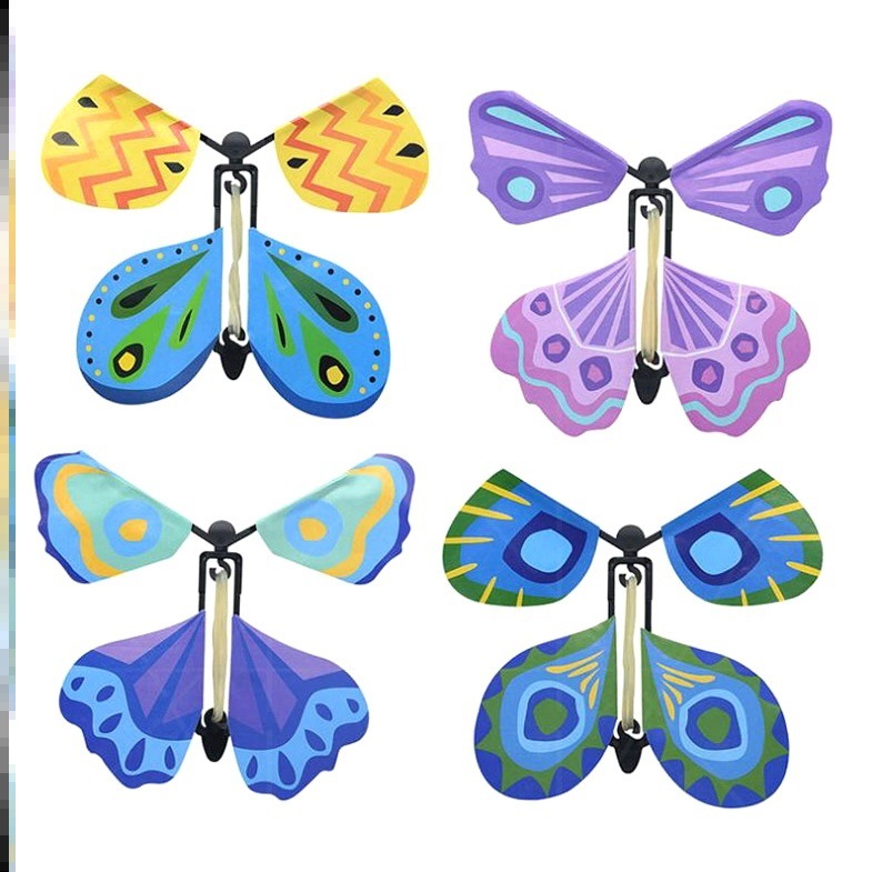 神奇会飞的魔术小蝴蝶玩具创意减压小学生魔法道具儿童黑科技礼物