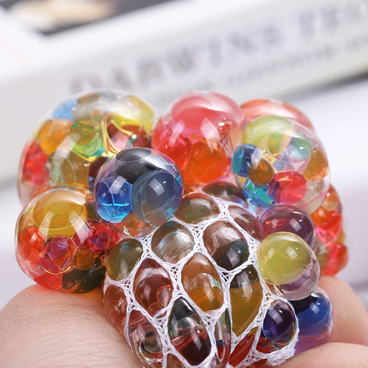 抖音同款网红发泄球减压神器捏捏乐小玩具硅胶压力球葡萄球解压球
