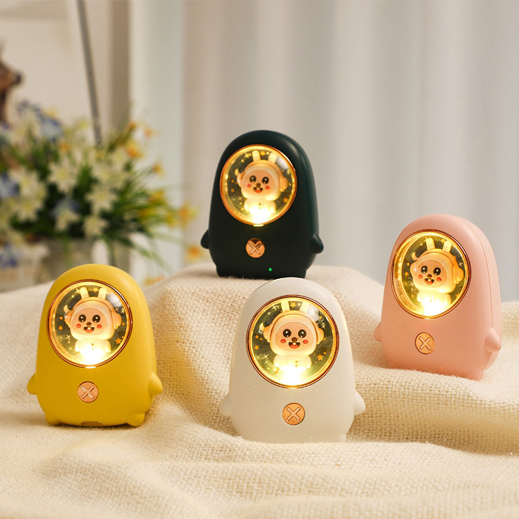 太空人萌兔暖手宝usb便携充电自发热可爱创意随身冬季暖宝宝女生