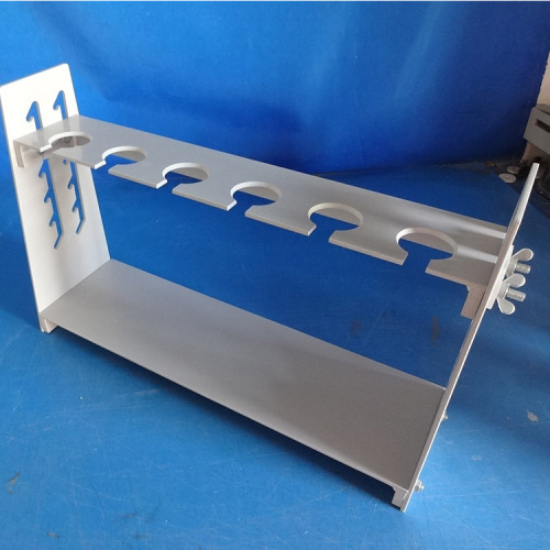 One Row of 6 Holes 60Ml Acid-Base Lifting Funnel Rack for Pilot Factory Wholesale Laboratory