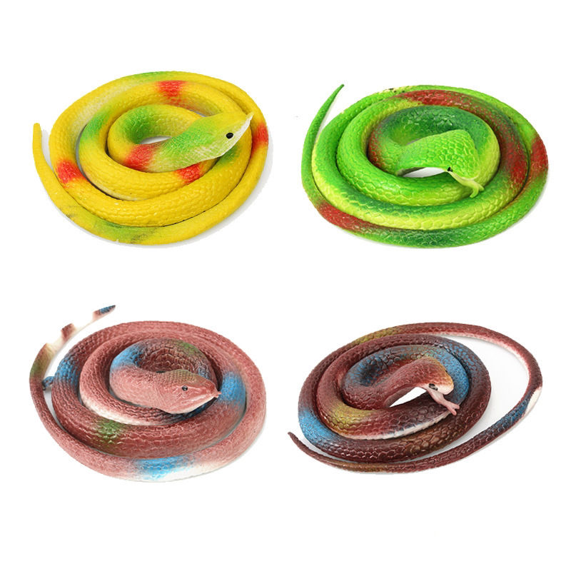 仿真蛇动物模型橡皮软胶儿童玩具蛇大假蛇眼镜蛇整蛊礼物恶搞礼品