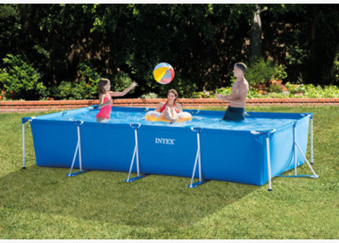 INTEX长方形管架戏水池支架儿童家庭游泳池28273
