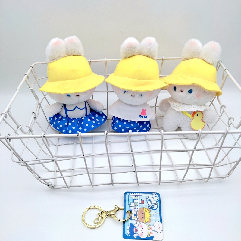 韩国网红兔子钥匙扣创意小兔公仔时尚背包包挂件女个性玩偶挂饰