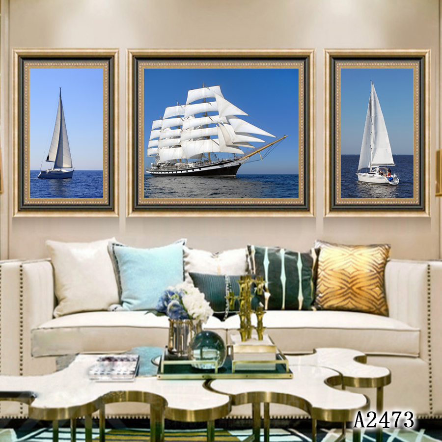 画框风景油画壁画装饰画相框布画装饰字画挂画装饰工艺沙发床头