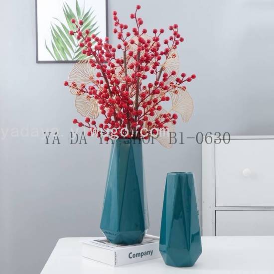 现代简约陶瓷花瓶创意咖啡厅花店展花花器软装家居饰品