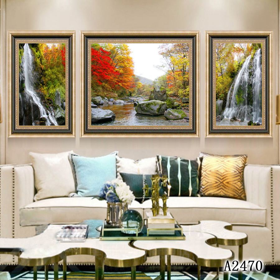 画框风景油画壁画装饰画相框布画装饰字画挂画装饰工艺沙发床头