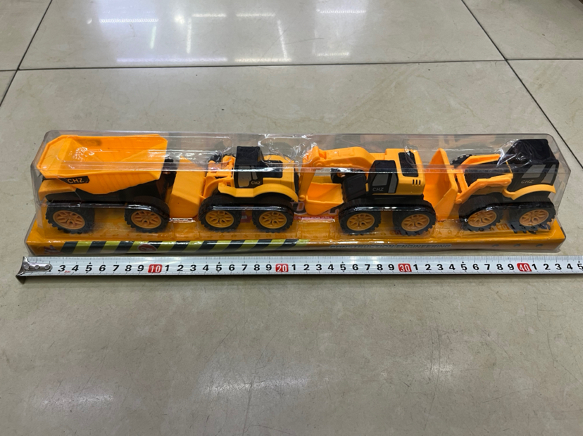 男孩回力工程车玩具套装儿童挖掘机挖土机玩具铲车运输车玩具车