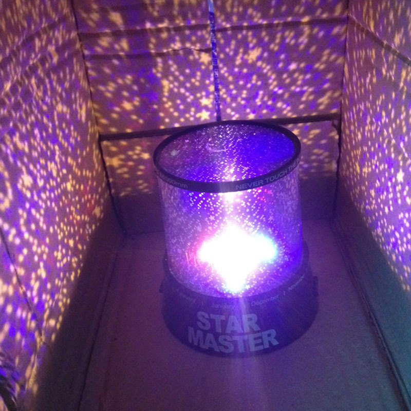 USB电池星空伊人投影仪 星空灯七彩小夜灯安睡灯新奇跨境地摊礼品