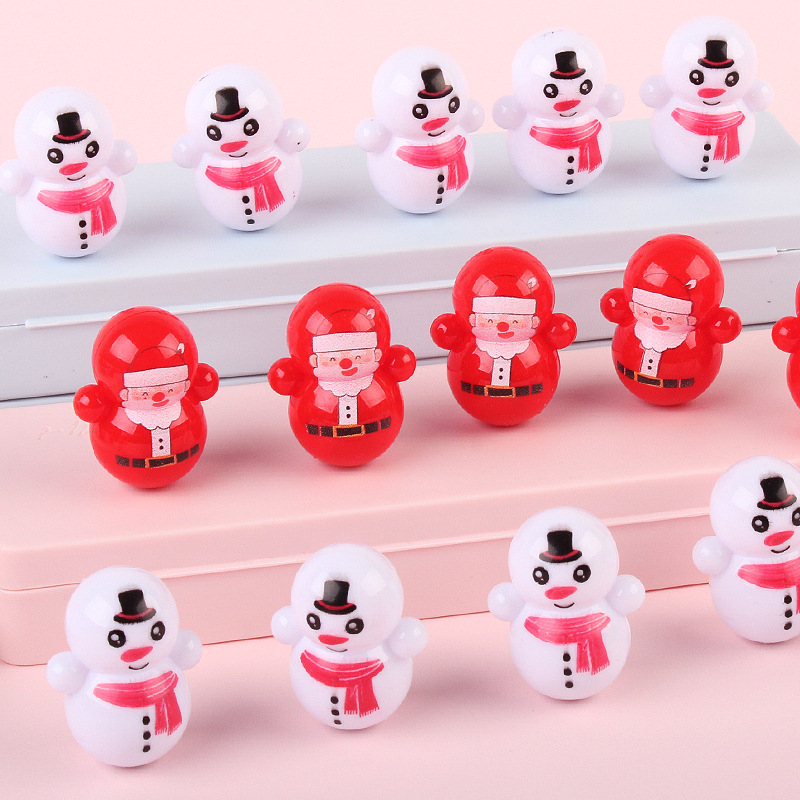 抖音同款网红不倒翁玩具圣诞老人玩具儿童幼儿园小赠品圣诞节礼物