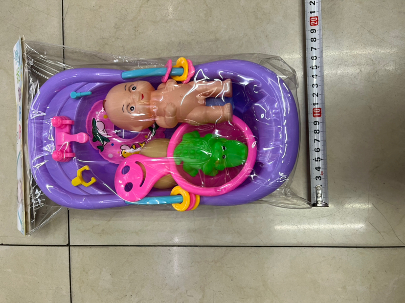 宝宝洗澡戏水玩具浴盆游泳圈儿童玩水漂浮球男孩婴儿游泳PVC袋装