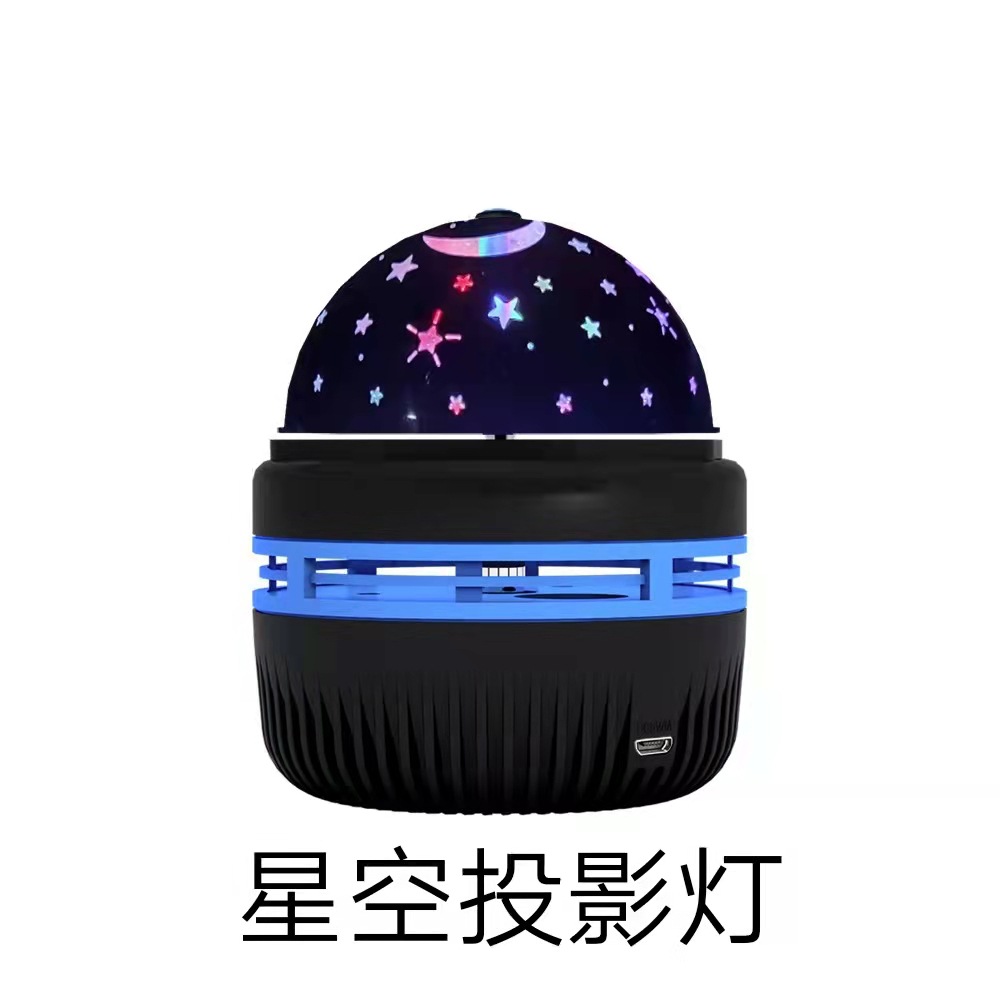 七彩旋转小魔球星空投影灯浪漫梦幻派对圣诞礼物USB插电小彩灯