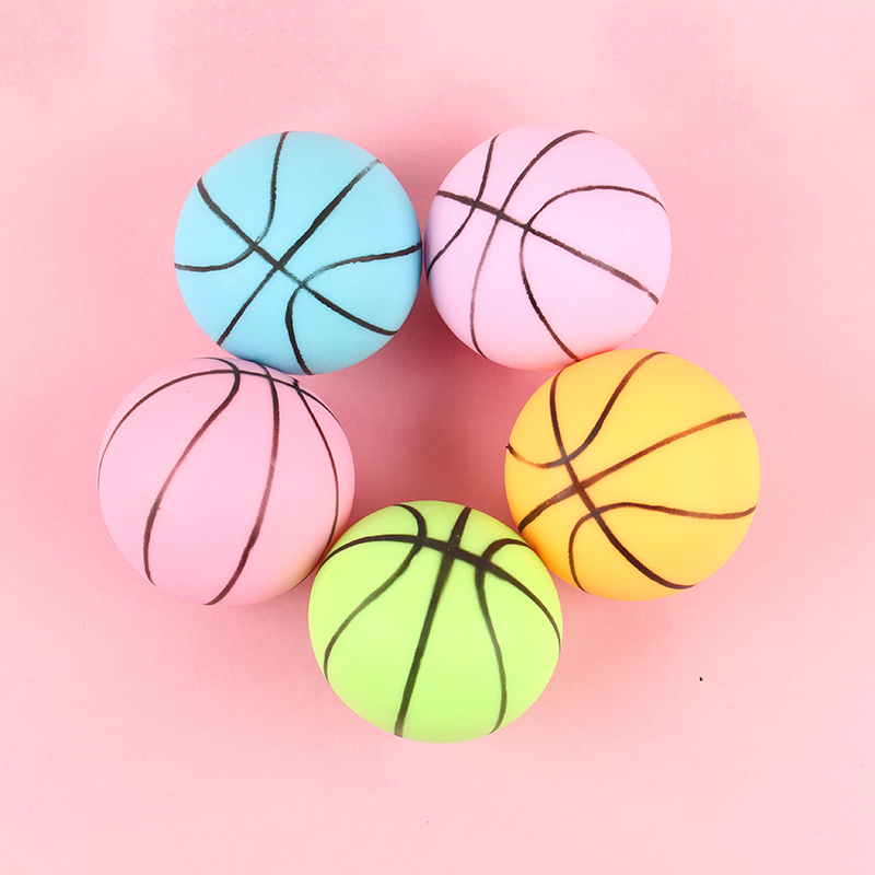 跨境货源新款篮球捏捏乐面粉鸭拉伸发泄减压捏捏乐玩具厂家批发