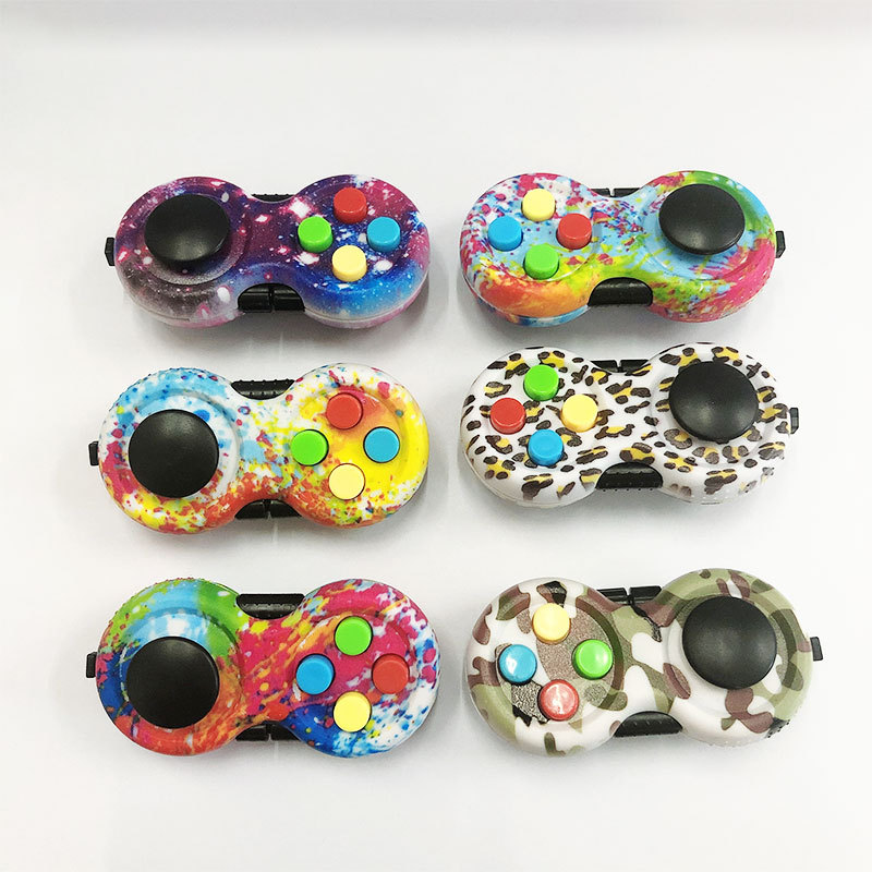 减压魔方减压手柄创意益智游戏解压手柄魔方fidget新奇特玩具爆款