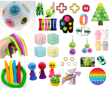 亚马逊跨境fidget cube发泄解压玩具套装发泄捏捏乐减压玩具套装