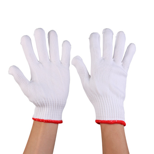 Labor Gloves Nylon Gloves Cotton Gloves Handling Work Thick Protective Gloves Non-Slip Gloves Factory Wholesale
