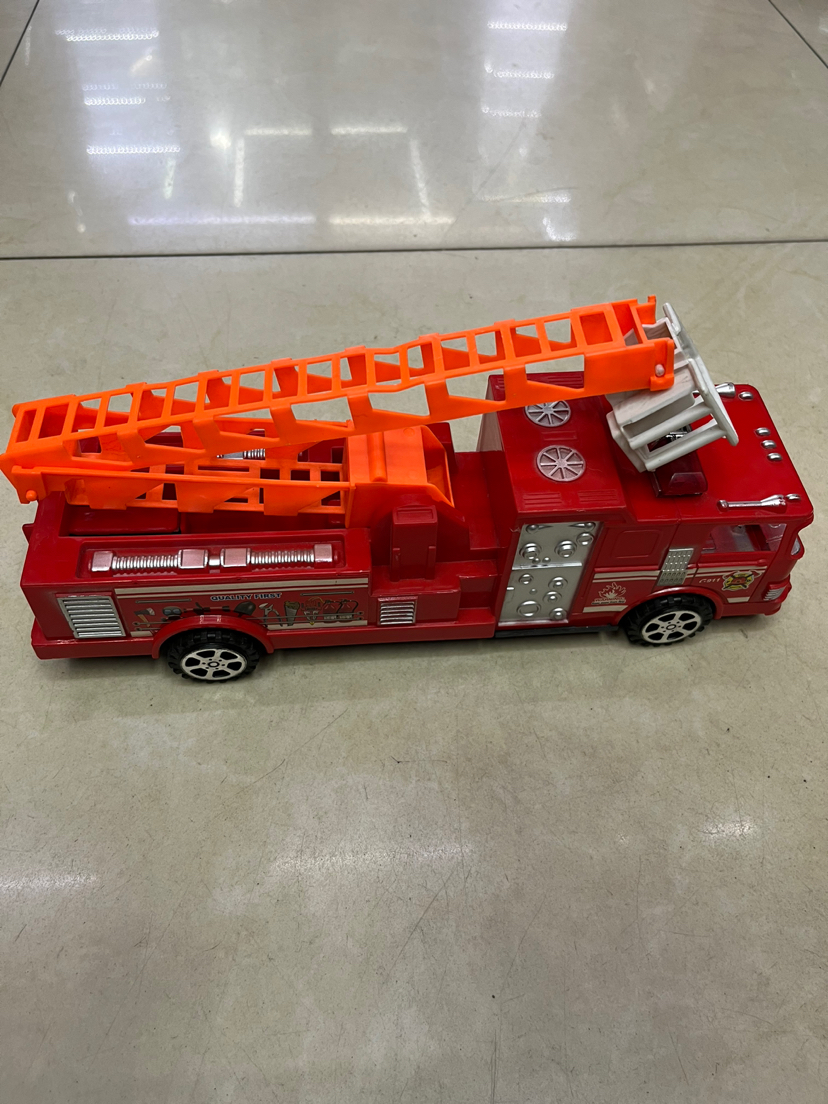 新款惯性消防车云梯登高车opp袋包装