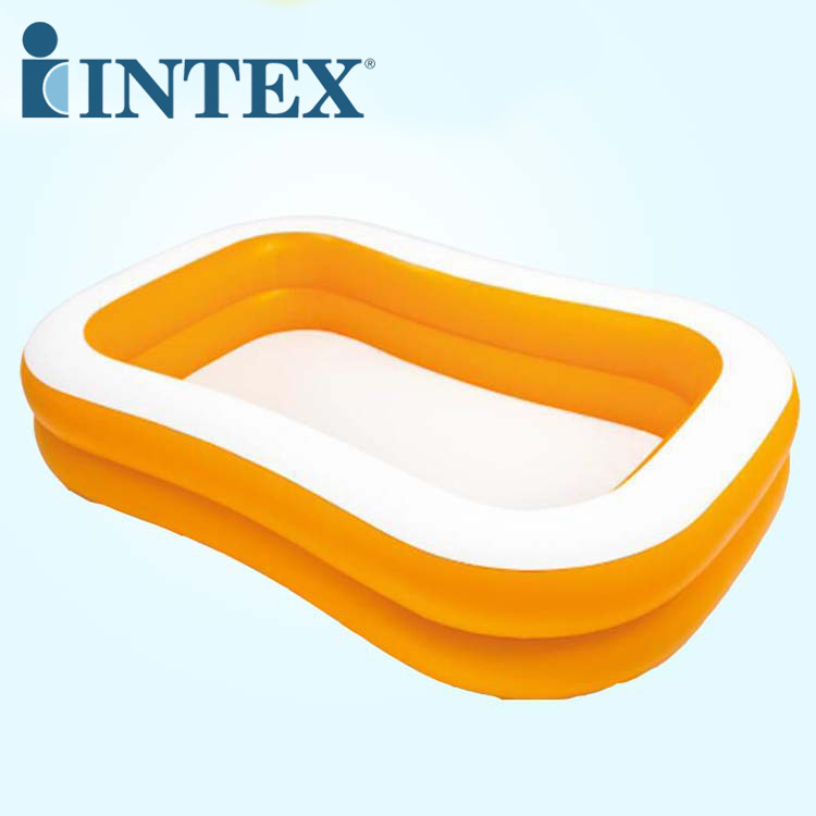 INTEX57181豪华长方形水池充气池游泳池家庭儿童游泳池洗澡池