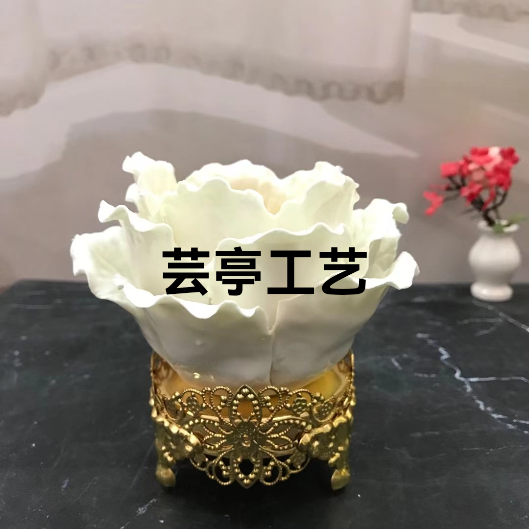 2021芸亭工艺花颜色可选底座三四个热销pvc包装