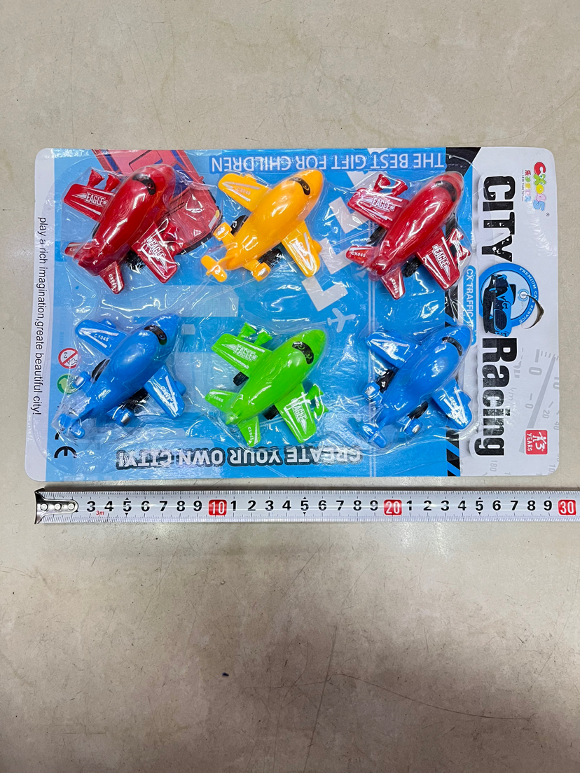 新款回力卡通飞机✈️6只吸板包装