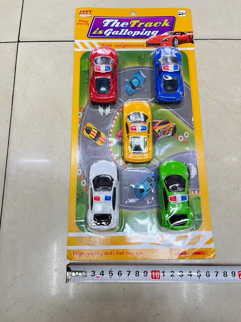 滑行小警车5只吸板