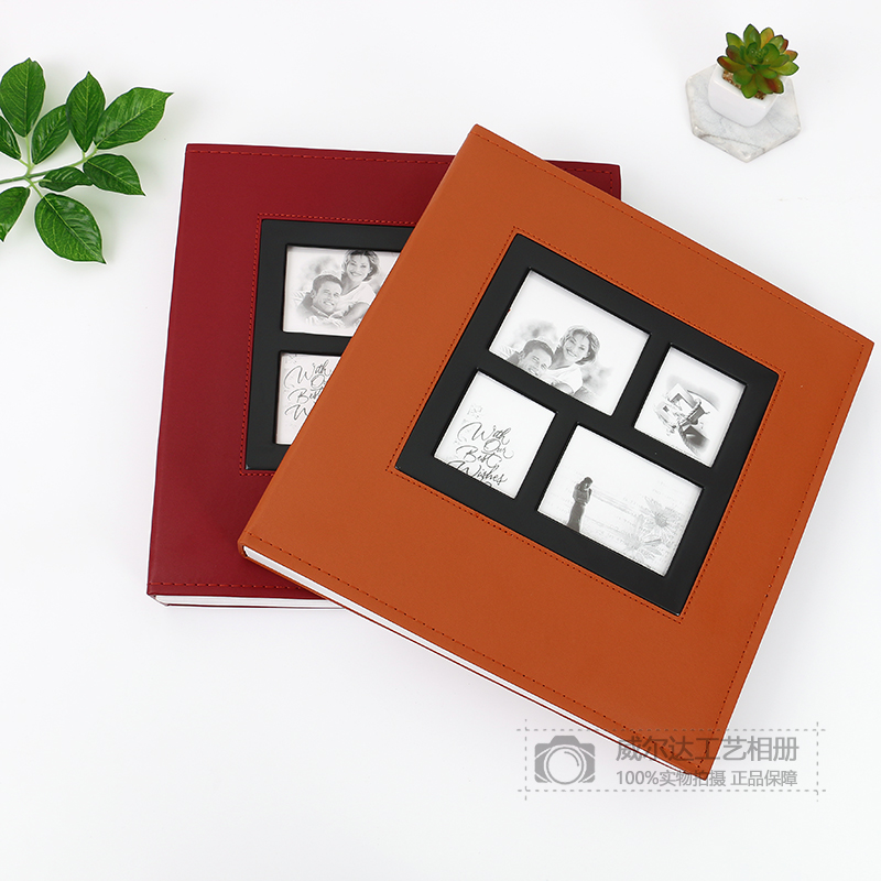 北欧PU6寸大6寸插页式400张500张600张相册 皮质封面影集批发