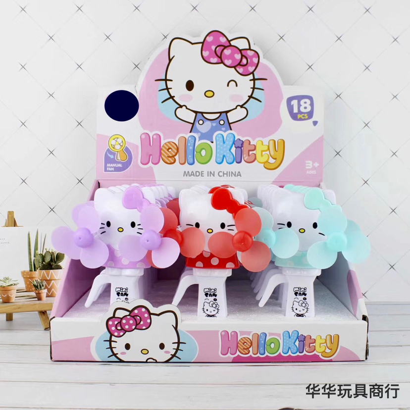 热卖ketti猫双头手压小风扇 手持迷你双头手压风扇 双头手压小风扇