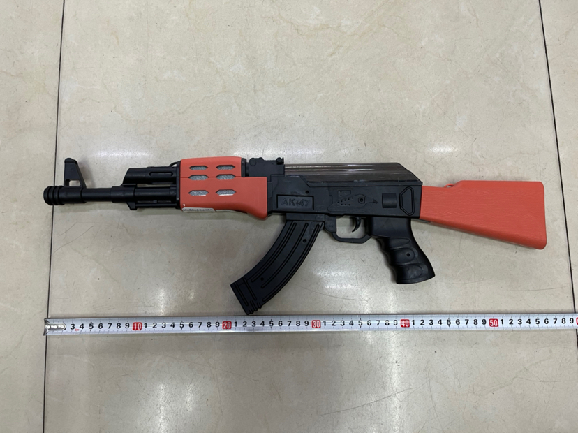 儿童电动玩具语音闪光枪玩具带3D灯光红外线opp袋包装