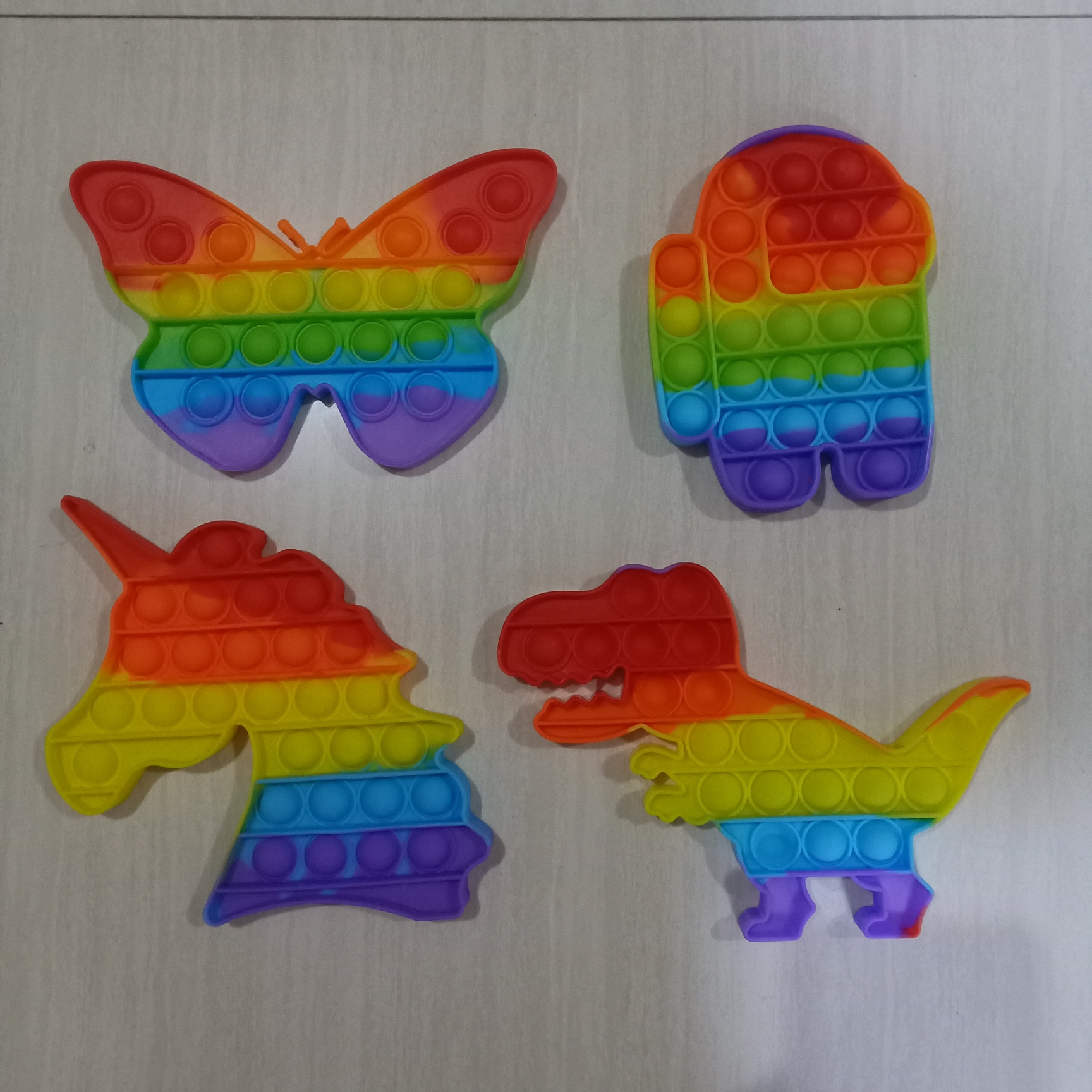 硅胶泡泡乐 灭鼠先锋蝴蝶狼人杀独角兽恐龙