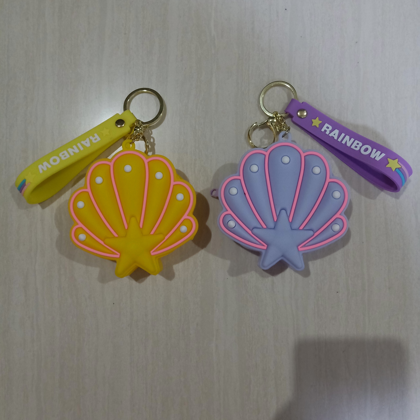 硅胶贝壳零钱包 迷你包钥匙扣 广东货