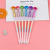Creative Rainbow Acrylic Diamond Pen 6 Colors Colorful Gel Pen Student Drawing Stationery Journal Label Pen