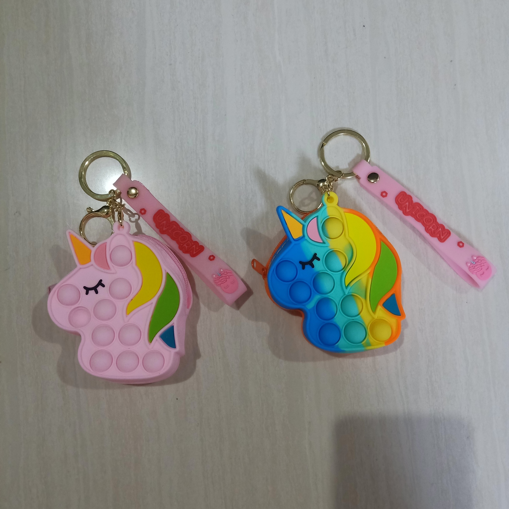 硅胶彩马泡泡包 独角兽零钱包 广东货