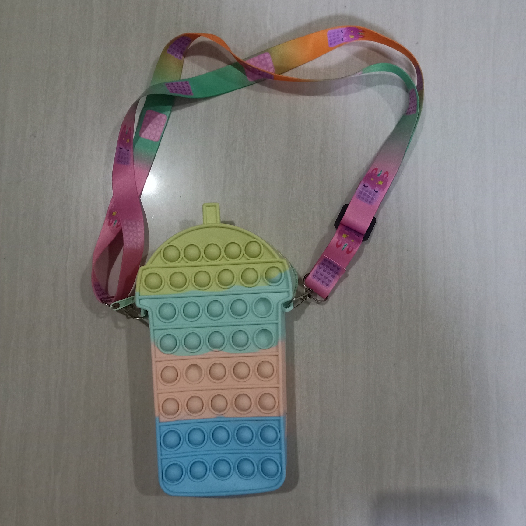 硅胶大号奶瓶泡泡背包 零钱包 广东货