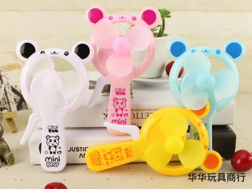 热卖大熊小号单头手压风扇  手持手压小风扇  迷你单头手压风扇