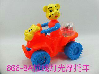 拉线灯光摩托车，火车