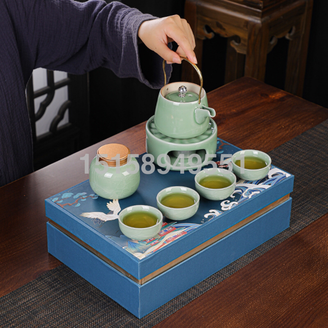 茶具套装家庭包装礼盒茶壶茶杯