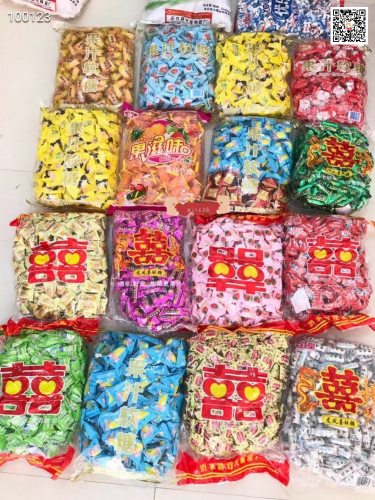Stall Cheap Candy Bulk Weighing 10 Yuan Mode Candy Wedding Chocolate Hard Candy Soft Candy New Year Goods 
