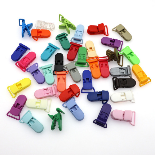 Kam Supply 20mm Plastic Clip Crocodile Clip Comfort Pacifier Clip Anti-Drop Clip DIY Accessory Clip Spot 39 Colors