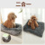 Amazon New Plush Dog Bed Pet Pad Pet Bed Dog Kennel Winter Warm Four Seasons Square Doghouse Cathouse