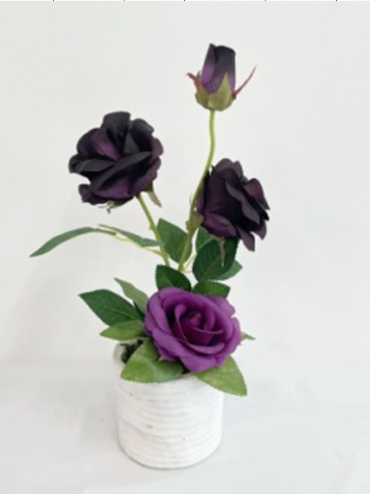 盆栽假花桌面茶几现代盆栽摆件田园北欧欧式造景假花仿真花盆景